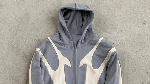 American Retro Letter Printed Devil Pattern Hoodie Y2K Harajuku Casual Couple Zipper Hoodies Sweatshirt Fashion Men'S Clothing